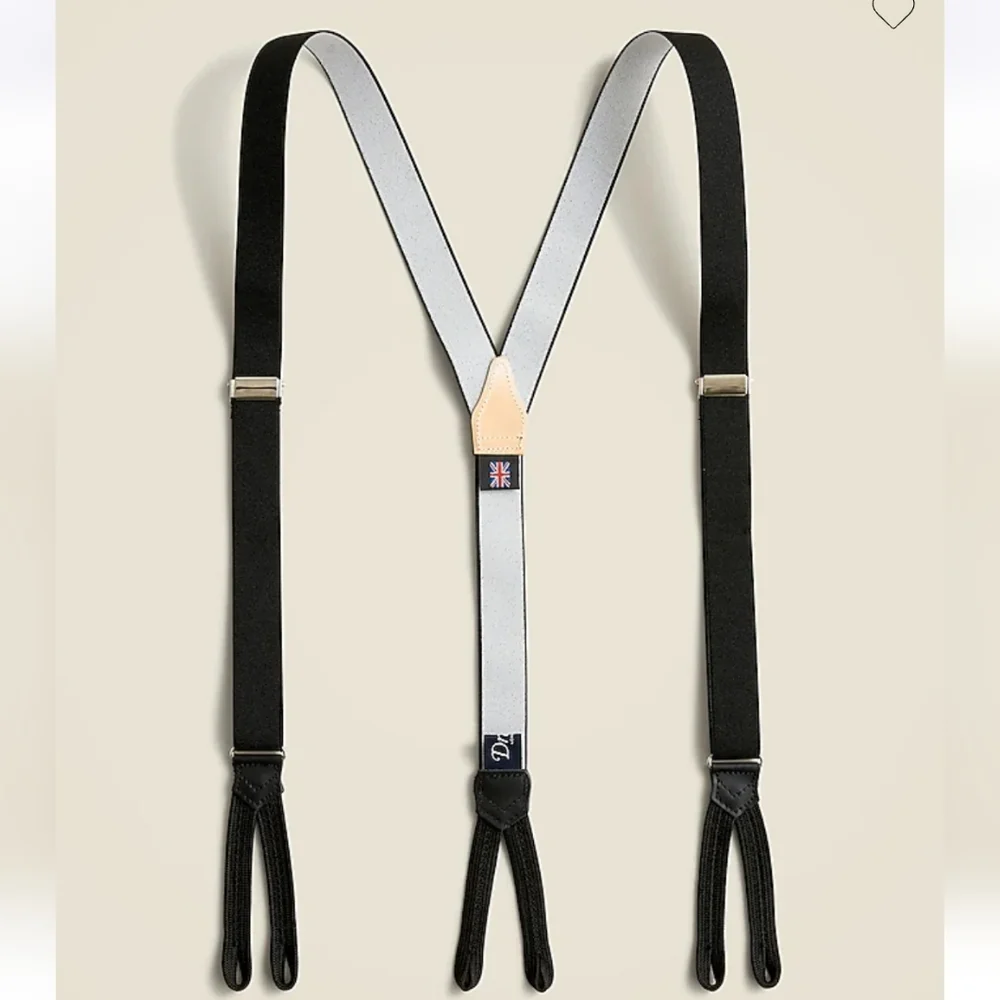 Drake's of England Suspenders / Braces - Black